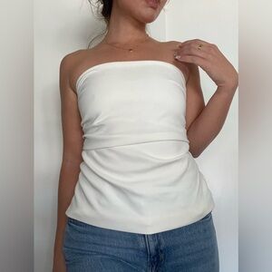 NEW Zara white strapless tube top